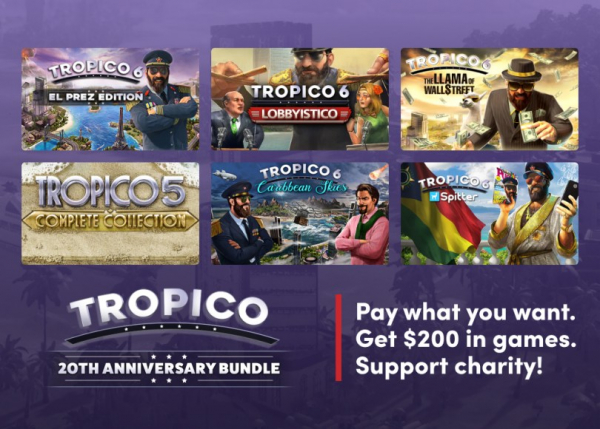 Humble Bundle запустили у продаж набір на честь 20 річниці серії Tropico