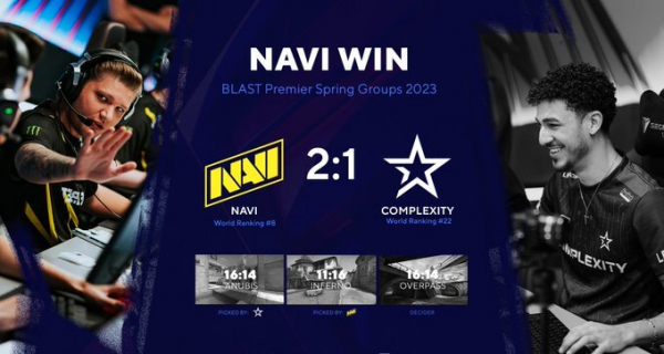 NAVI пройшли на BLAST Premier: Spring Final 2023