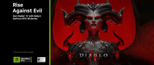 NVIDIA дарує Diablo IV покупцям відеокарт GeForce RTX 4070, RTX 4070 Ti, RTX 4080 і RTX 4090