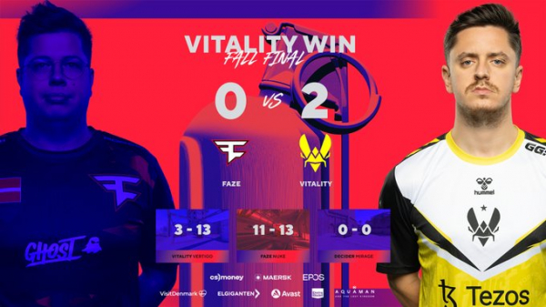 Team Vitality – чемпіони BLAST Premier: Fall Final 2023