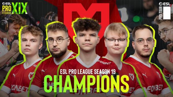 MOUZ обіграли Team Vitality та стали чемпіонами ESL Pro League Season 19