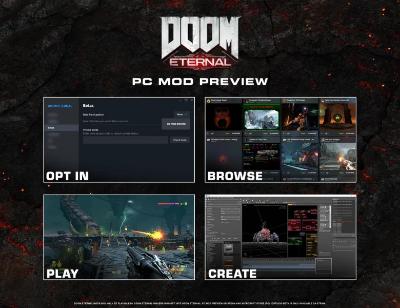 На ПК в DOOM Eternal з’явилась офіційна підтримка модифікацій