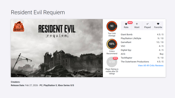 «Справжній реквієм серії» — перші оцінки Resident Evil Requiem